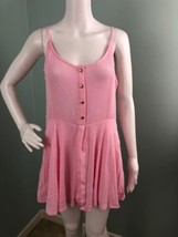 NWT Women&#39;s Napean Sea Rd NSR Pink Overlay Shorts Dress/Romper Sz L Large - £23.34 GBP