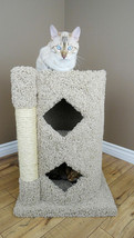 2 Story Solid Wood Cat Cavern - 33&quot; Tall - Free Shipping In The United States - £140.76 GBP