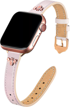 Apple Watch Slim Leather Band Small Wrist Strap iWatch Ultra 9 8 7 SE 6 5 4 3 2  - $21.74+