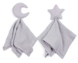 Stars And Moon Soft Security Blanket Baby Lovey Baby Gifts For Newborn B... - $23.99