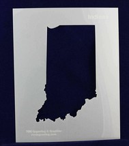 State of Indiana Stencil 14 Mil 8&quot; X 10&quot; Painting /Crafts/ Templates - £11.00 GBP