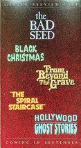 Sep  1986 Dealer Preview Tape - VHS - 5 Films including &quot;The Bad Seed&quot; - £73.51 GBP