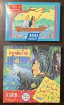 2x Pocahontas Puzzles 70 Pc &amp; 100 Pc - Complete. No Stickers. See Desc. Disney - £15.62 GBP