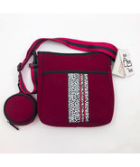 Jen &amp; Co. Neoprene DRU Burgundy Cheetah Print  Cross Body Bag in a Bag - €24,47 EUR