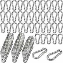 100Pcs 2.4&quot; Carabiner Clip Spring Snap Hook, M6 2-3/8 Inch Heavy Duty  - £43.22 GBP