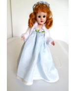Vintage 1950&#39;s Richwood 8&quot; Sandra Sue Strung Hard Plastic in Gown w/Crown - £113.42 GBP