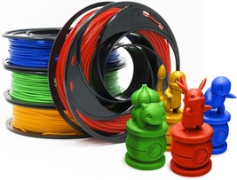 Gizmo Dorks Pla Filament For 3D Printers, 1.75Mm, 200G, 4 Color Pack -, And Red. - £29.05 GBP