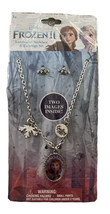 Disney&#39;s Frozen II Anna &amp; Elsa Lenticular Necklace and Earring Set - $4.94