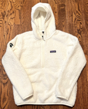 Patagonia Los Gatos Hooded Fleece Jacket Womens Medium Michigan State Golf - £27.96 GBP