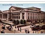 Public Library Building New York City NY NYC UNP WB Postcard Q23 - $2.92