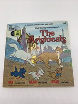 VINTAGE 1970 Walt Disney Read Along Book Record THE ARISTOCATS # 349 - £10.34 GBP