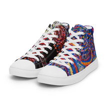 SNEAKERS HIGH-TOP WOMEN by VINCENTE, MODEL OSHUN SIA FEAT MARITTELLA&#39;S ART - £116.68 GBP