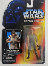 Star Wars The Power Of The Force Luke Skywalker Dagobah Fatigues Action Figure - $9.40