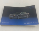 2012 Honda Accord Sedan Owners Manual Handbook OEM E02B01069 - $19.79