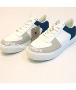 LUCKY BRAND SHOES SNEAKERS NEW W/BOX SIZE 9, 10, 11 WHITE-BLUE-BEIGE RET... - $973.90 MXN