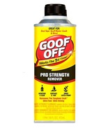 1 Pro Strength GOOF OFF 16 oz Remove adhesive sticker goo solvent WM BAR... - $26.68