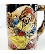 Beer Stein Mug Made In Japan German Woman Trimont Ceramic c1960s Antique... - $34.16 CAD