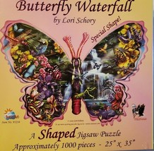 Sunsout Butterfly Waterfall 1000 Piece Puzzle New and  Sealed - £22.36 GBP