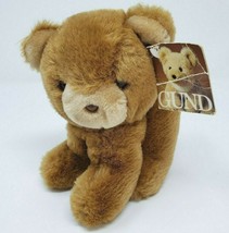 5&quot; Vintage 1982 Gund Baby Brown Cubbie Teddy Bear Stuffed Animal Plush Toy W Tag - £28.96 GBP