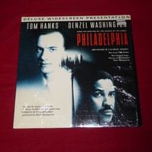 LaserDisc Philadelphia Deluxe Widescreen Tom Hanks Denzel Washington - $8.38
