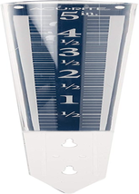 Acurite 5&quot; Capacity Easy-To-Read Magnifying Acrylic, Blue (00850A3) Rain Gauge - £8.14 GBP