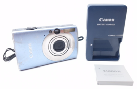 Canon Power Shot SD1100 8MP Digital Camera Silver 3x Zoom Tested w/Charger - £75.30 GBP