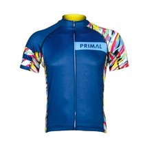 NWT Primal-Wear Men&#39;s EVO Cycling Jersey Wild Roads Navy size Large - £44.48 GBP