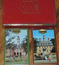 NEW 2 decks Chevron Asphalt Congress Playing Cards Williamsburg VA Capitol/Goven - £14.38 GBP