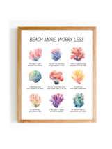 Watercolor Coral Wall Art Colorful Coral Art Home Decor - Digital Download - £2.82 GBP