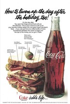 Vintage 1978 Coca Cola Sandwich Ad-National Geographic-6 1/2 by 10 inches - £5.66 GBP
