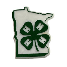 Minnesota 4H Club Organization Plastic Lapel Hat Pin Pinback - $4.95