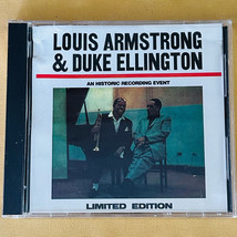 An Historic Recording Event Louis Armstrong &amp; Duke Ellington CD Denon Japan - £22.16 GBP