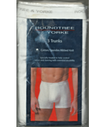Roundtree &amp; Yorke 3 Trunks Mens L 36&quot; 38&quot; 98% Cotton + Spandex Ribbed Kn... - $616.02 MXN