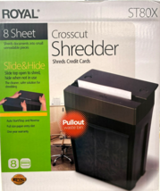 Royal - ST80X - 8-Sheet Crosscut Paper Shredder with Pullout Basket - $99.95