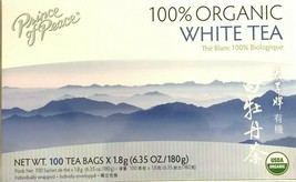 1 Box, Prince of Peace 100% Organic White Tea, 6.35 Oz / 180g - 100 Tea Bags - $11.39