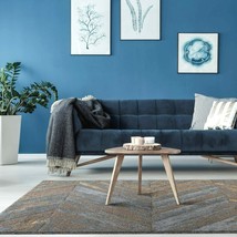 Rugs Area Rugs 8x10 Rug Carpets Big Floor Large Modern Living Room Gray New Rugs - £77.85 GBP+