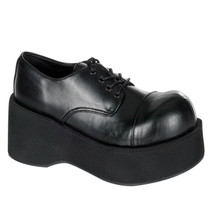 Final Sale Demonia Rockabilly Cyber Punk Gothic Oxfords Platform Goth Shoes 7 - £40.28 GBP