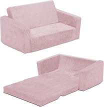 Serta Perfect Sleeper Extra Wide Convertible Sofa To Lounger - Comfy, Pink - $1,446.01 MXN