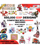Machine Embroidery Designs for Bernina 650,000 Files EXP Format Instant ... - $17.00