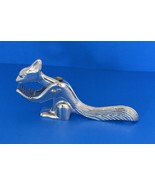 Dinning/Home/Kitchen-Vintage Squirrel MCM Silver Nut Cracker-Chrome Plated - $374.43 MXN