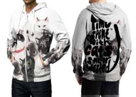 Tiger Roar  3D Print Hoodies Zipper   Hoodie Sweatshirt for  men - £39.46 GBP