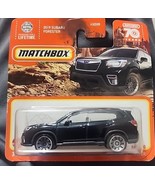MATCHBOX 2019 SUBARU FORESTER SHORT CARD. Black. New. - $7.55