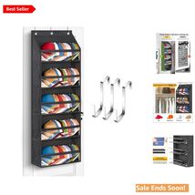 Hat Storage Organizer with 5 Deep Pockets - Holds 60 Caps Effortlessly - $35.59