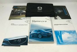 2014 Mazda CX-9 CX9 Owners Manual Handbook Set with Case OEM I01B47006 - $40.49