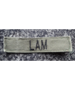 Military Name Badge/Patch &quot;LAM&quot; - $39.59 CAD