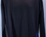 Calvin Klein Sleepwear Long Sleeve Black Pullover Shirt Large - $24.74