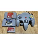 Classic Controller Gamepad for N64 Game System With Memory Card And 2 Games - £23.36 GBP