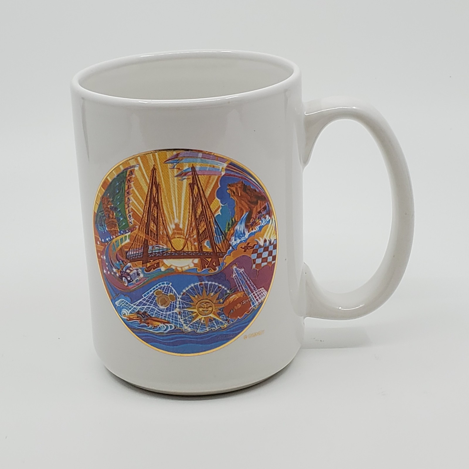 Primary image for Disney's California Adventure Inaugural Celebration 2001 Coffee Mug Disney Park 