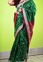 sambalpuri Odisha mix silk pasapali silk saree baliworad saree Durgapuja sari Ka - £208.31 GBP
