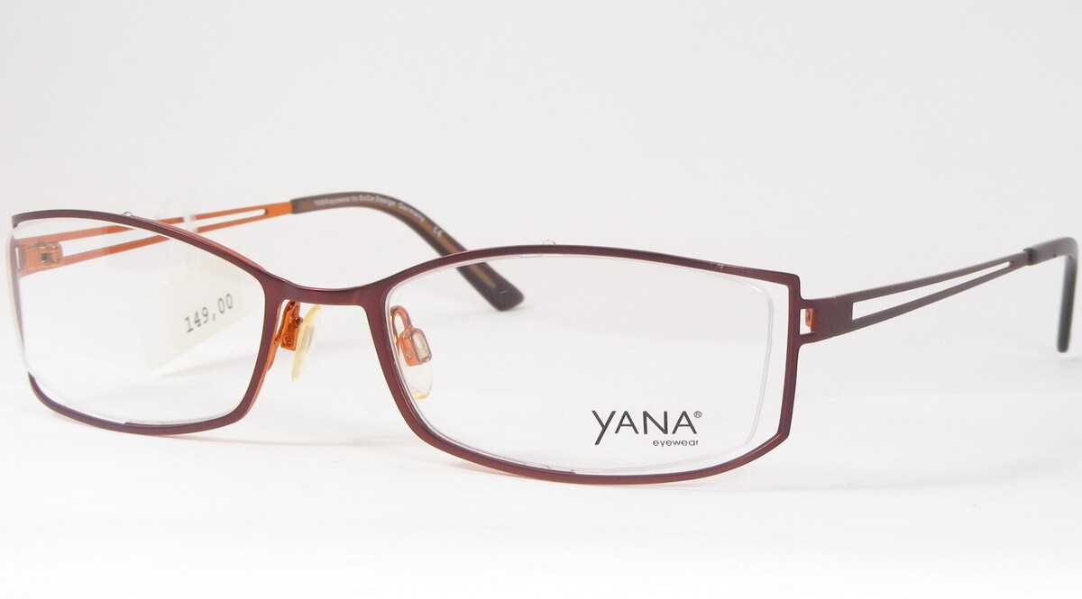 Yana Par BoDe Motif 2013 76 Claret Vin Unique Rare Lunettes 52-18-135 (N... - $58.17